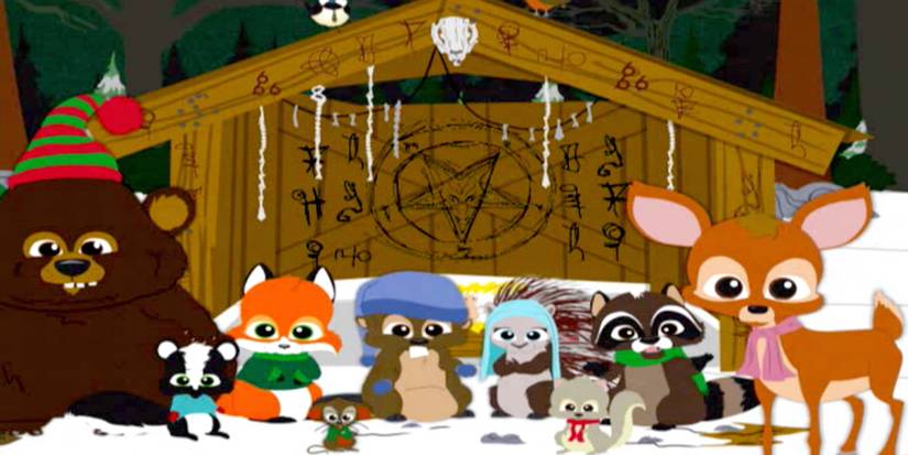 Animais Satânicos da Floresta em South Park