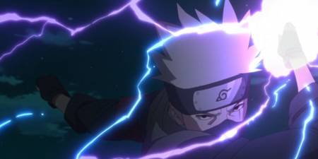 Hatake Kakashi in Boruto Naruto Nächsten Generationen Lila Strom