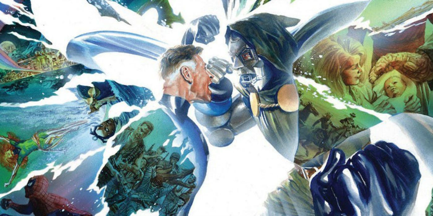 Secret Wars II Doctor Doom and Reed Richards 1