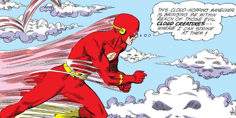 Criaturas da Nuvem em Flash Quadrinhos