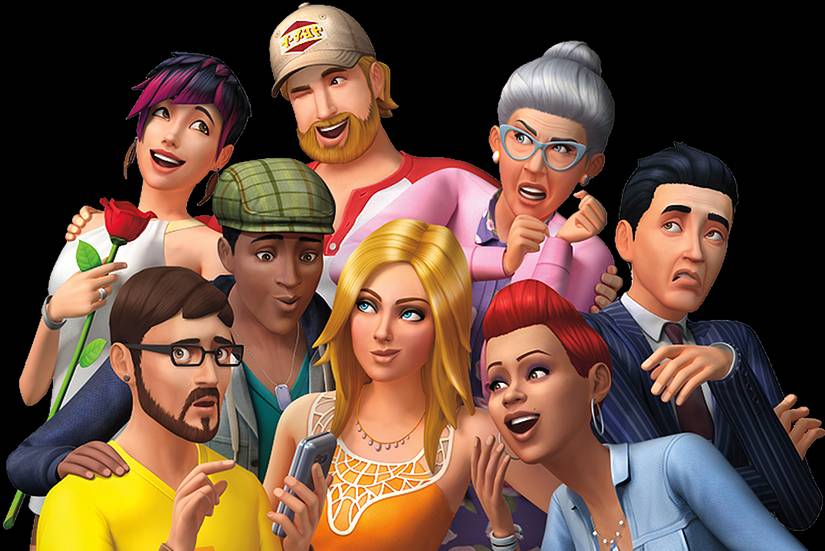 Group of Sims