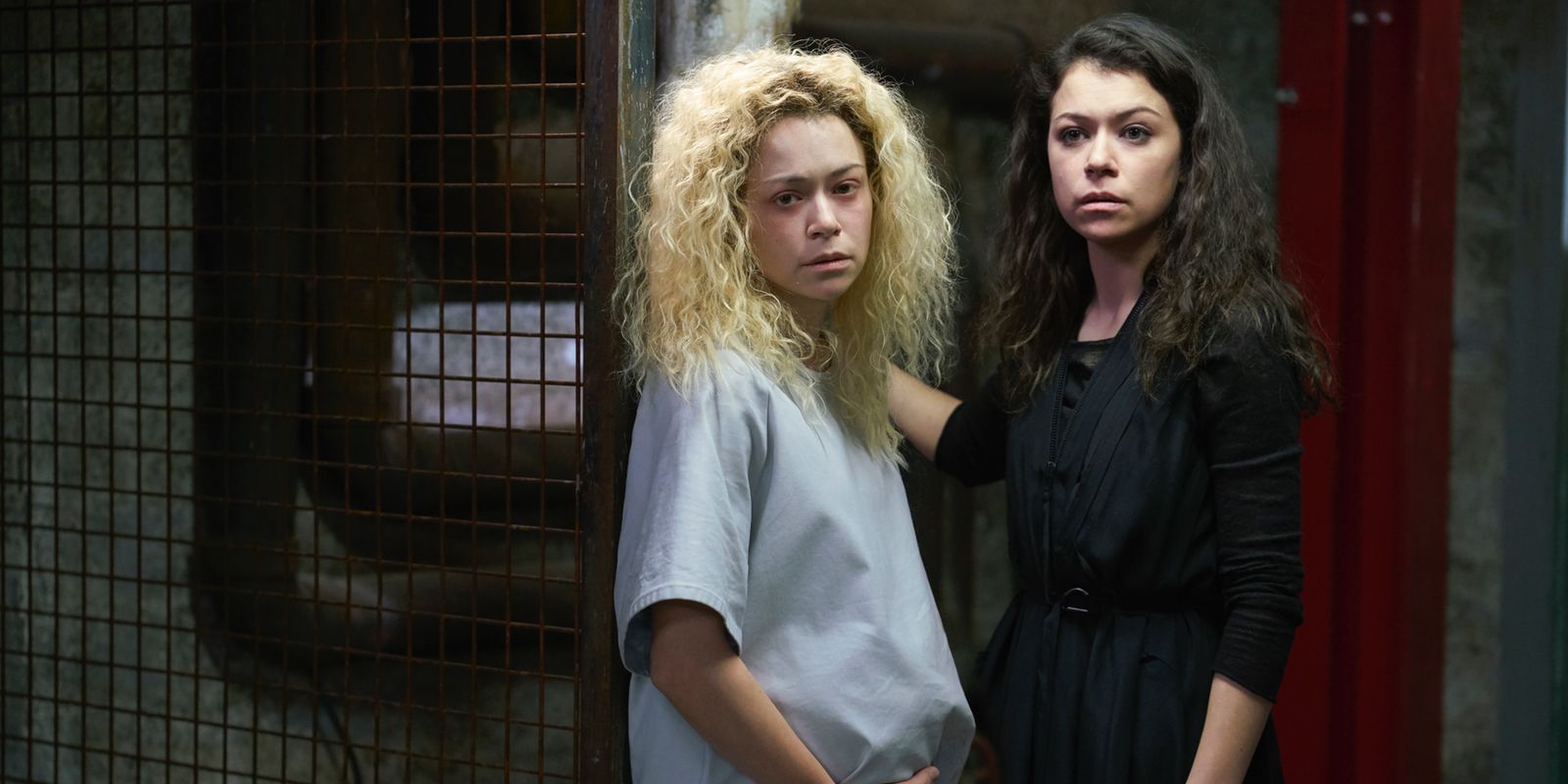 Helena and Sarah Tatiana Maslany in Orphan Black Series Finale
