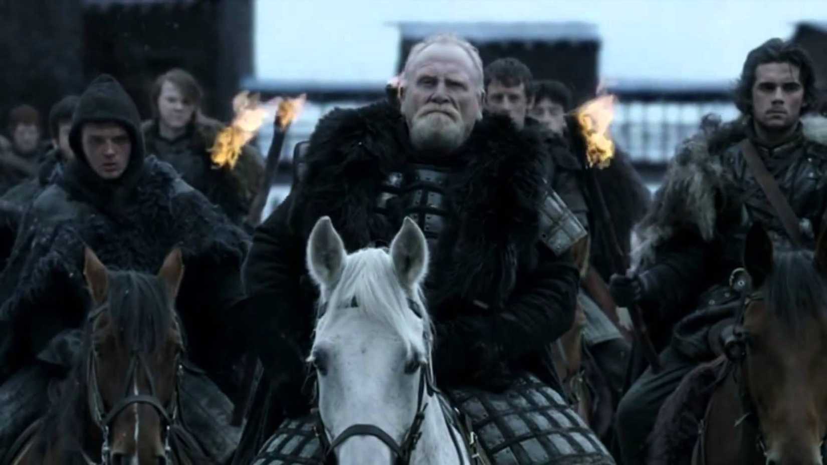 Jeor Mormont as Lord Commander of the Night's Watch