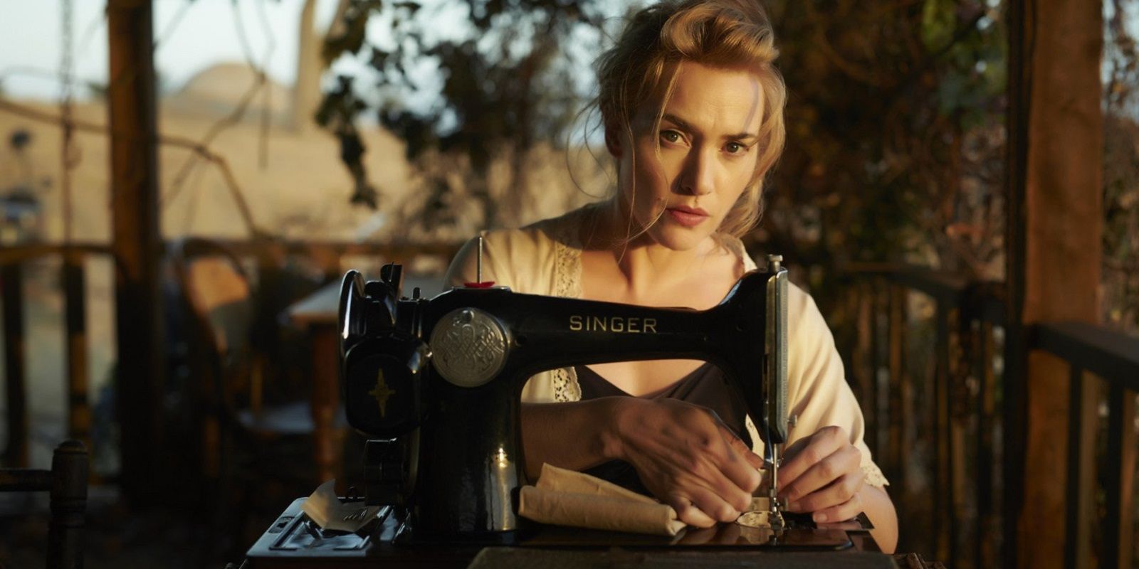 Kate Winslet in The Dressmaker Sewing