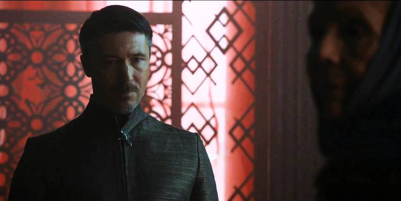 Petyr Baelish in his brothel on Game of Thrones