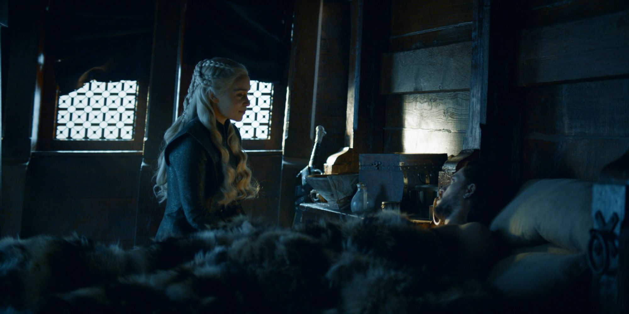 Jon Snow and Daenerys Targaryen in Beyond the Wall