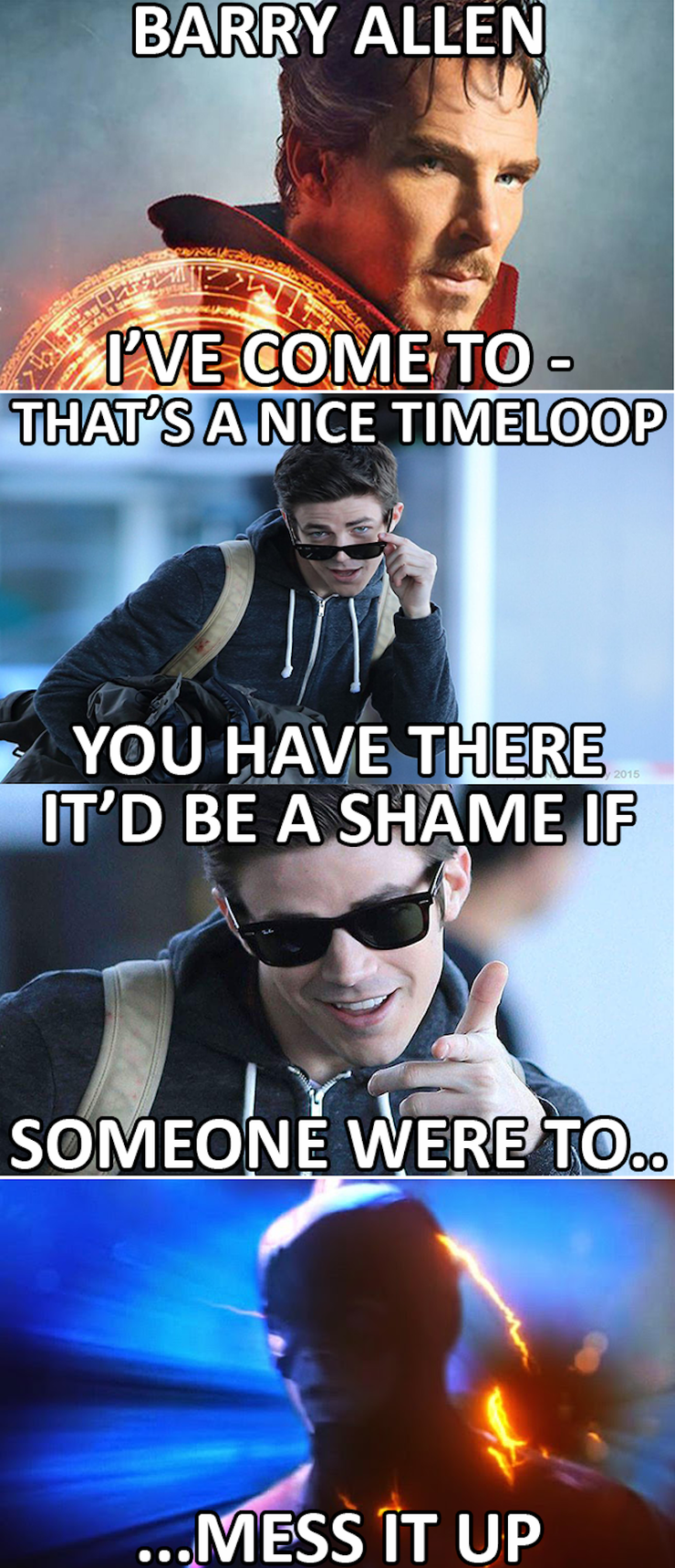 15 DC VS Marvel Memes That Are Savage AF! 23 Barry Allen Doctor Strange The Flash Timeline