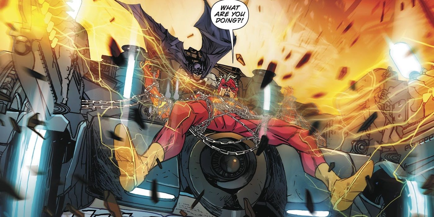 Batman Steals Flashs Speed to Become RED DEATH
