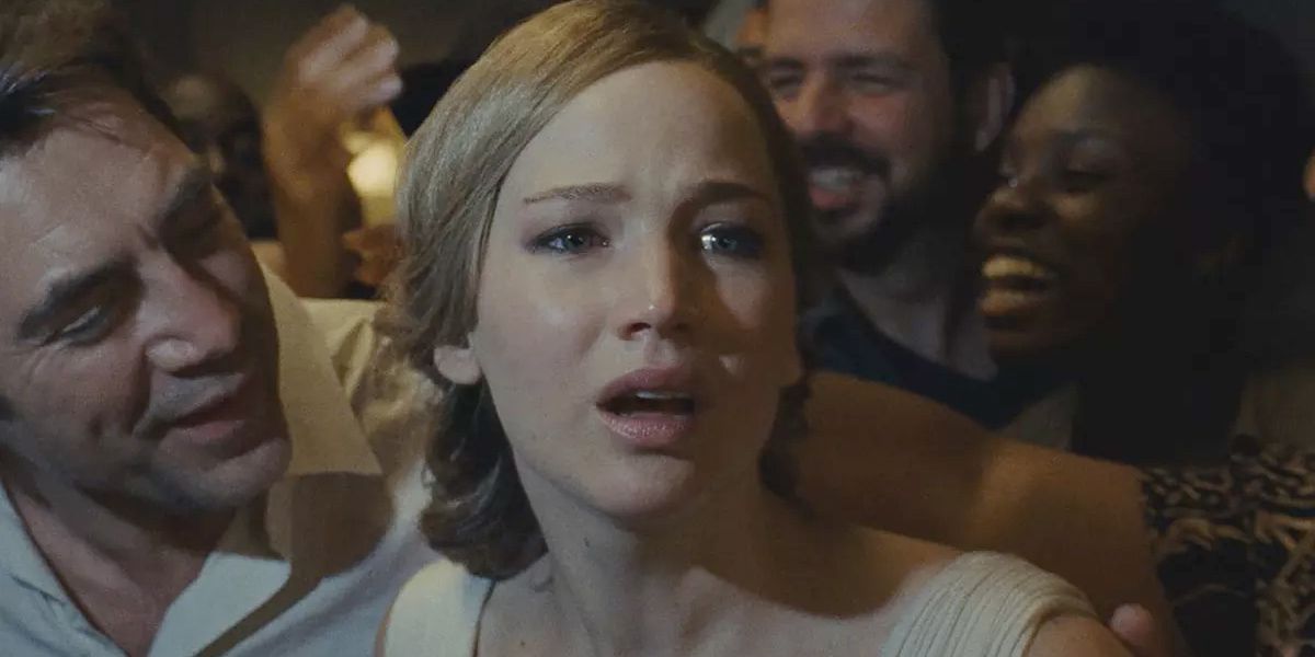 Jennifer Lawrence and Javier Bardem in mother