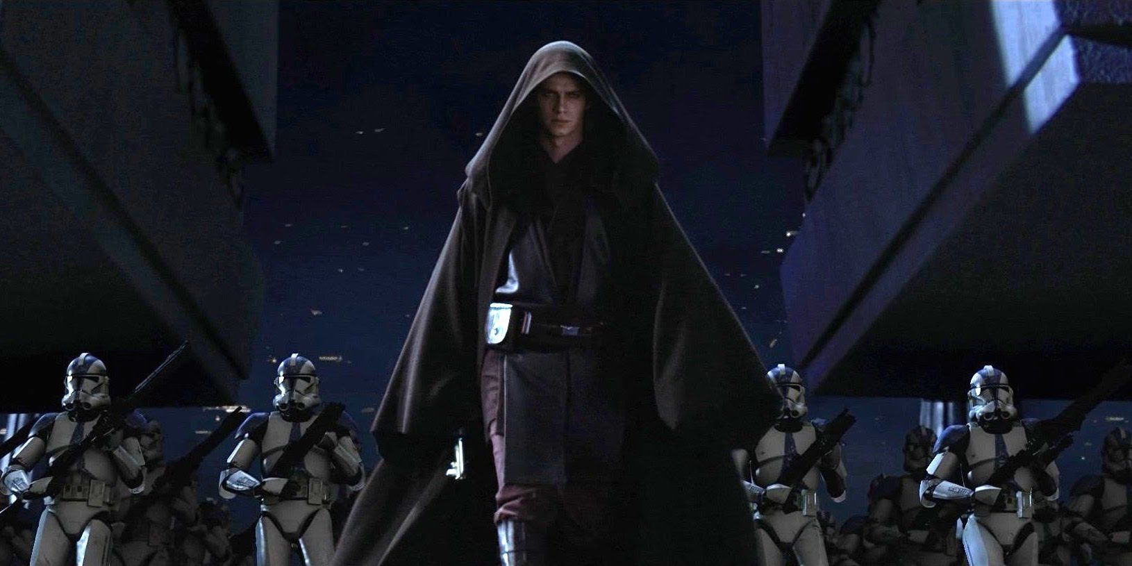 Anakin Skywalker attacks the Jedi Temple in Revenge of the Sith