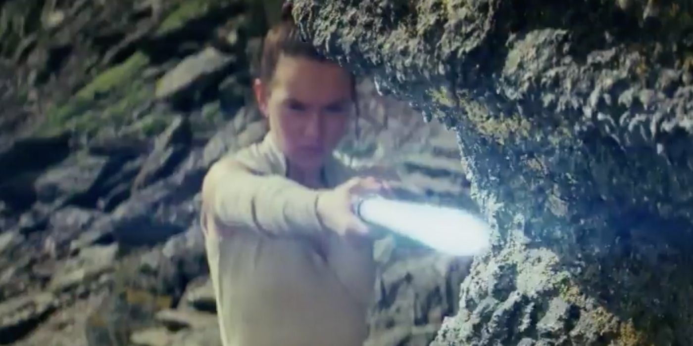 Daisy Ridley as Rey in Star Wars The Last Jedic