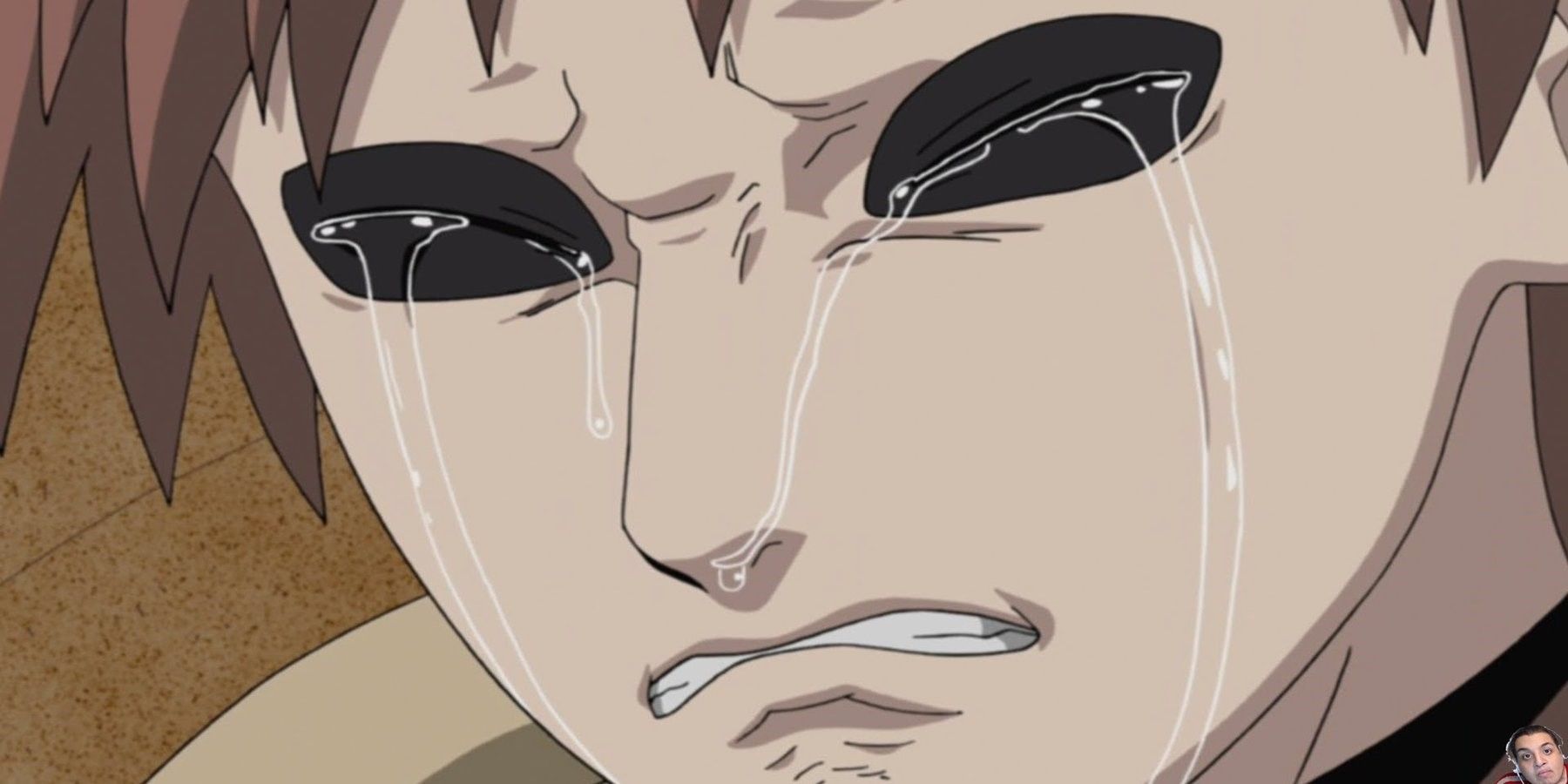 Gaara chorando em Naruto