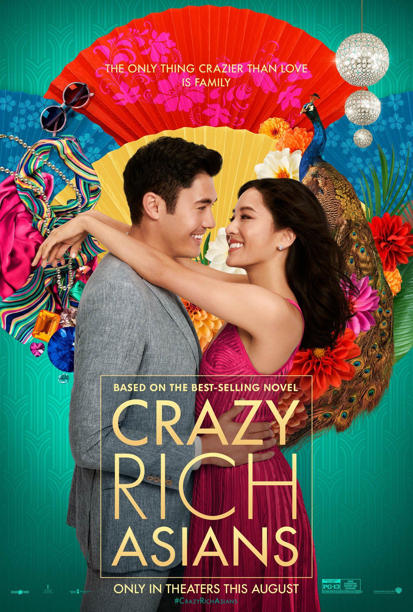 Pôster oficial do filme Crazy Rich Asians.