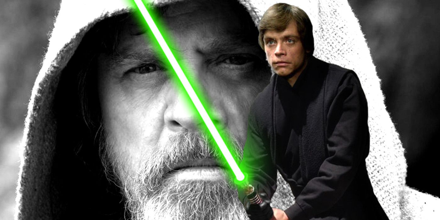 luke holding lightsaber