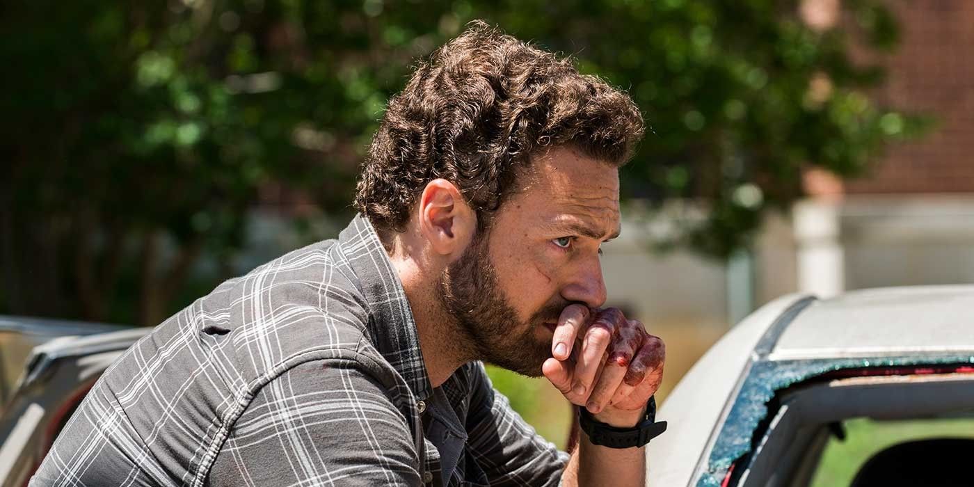 Ross Marquand as Aaron in The Walking Dead