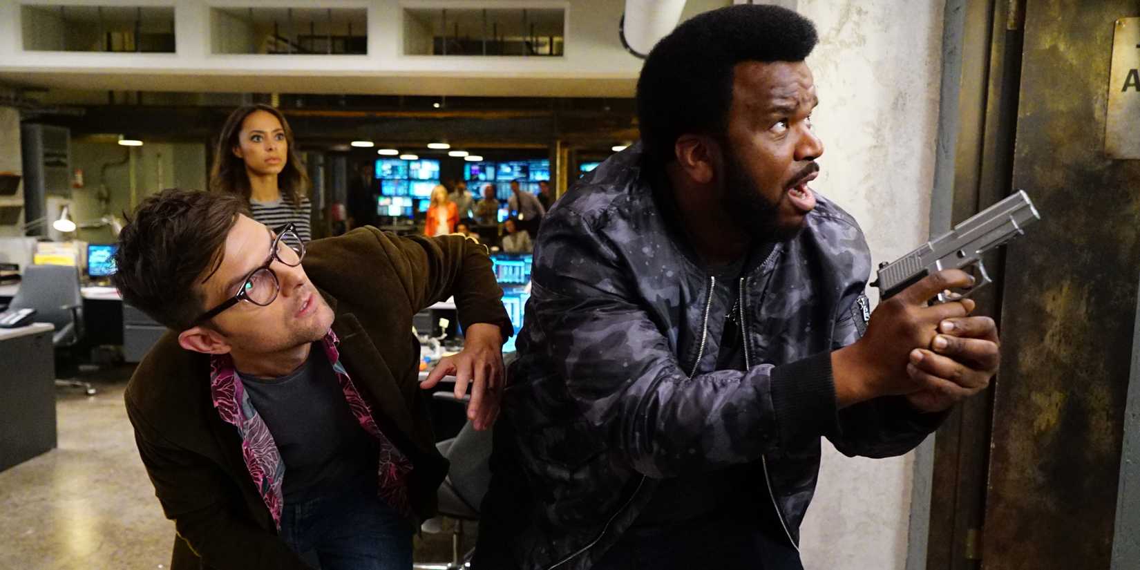 Adam Scott and Craig Robinson in Ghosted