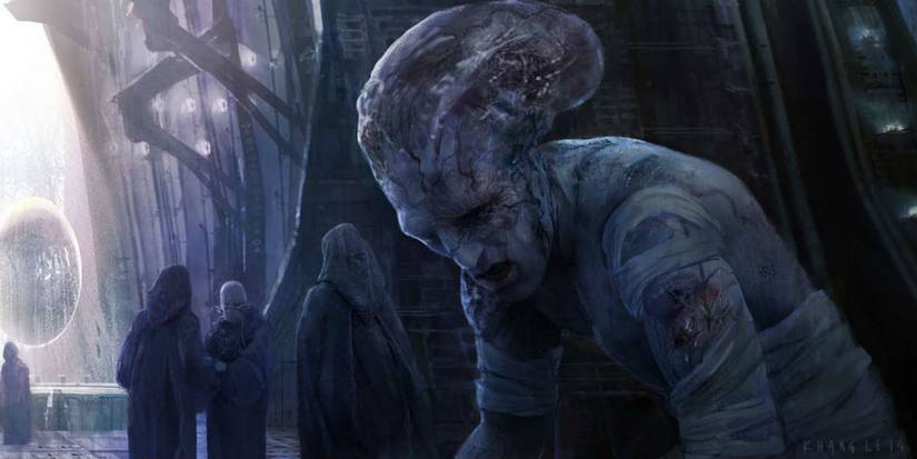 Alien: Covenant Art Shows Engineer Becoming a Xenomorph