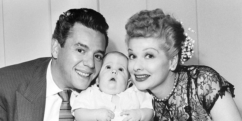 Lucille Ball, Desi Arnaz, and Desi Arnaz, Jr.