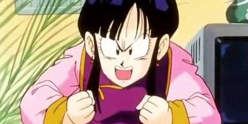 A furious Chi-Chi in an episode of Dragon Ball.