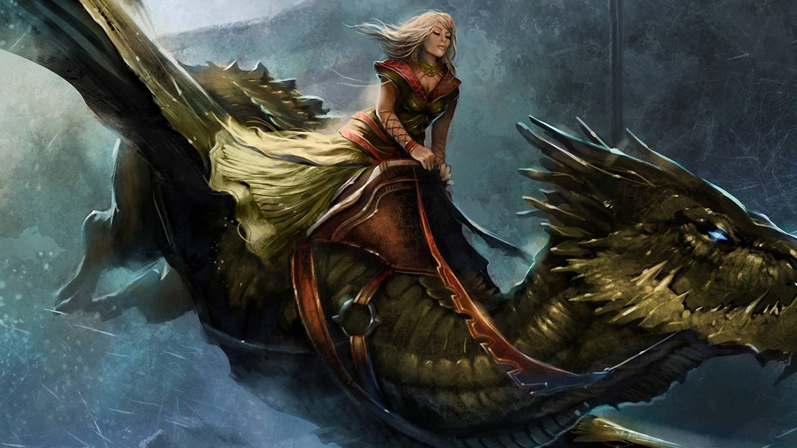 Queen Alysanne and Her Dragon In A Song Of Ice and Fire