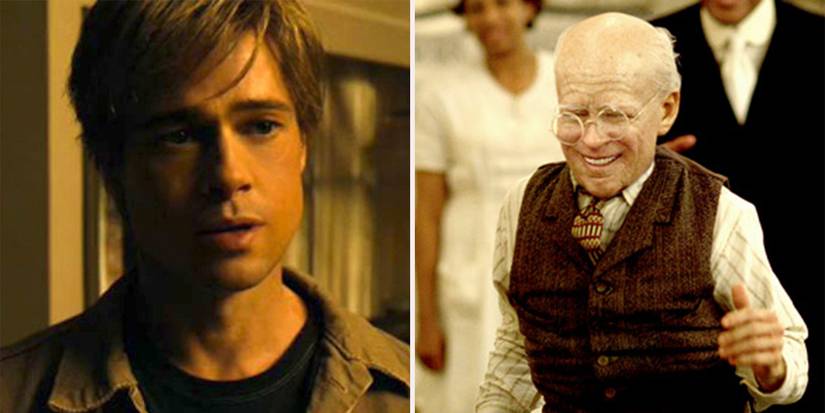 Brad Pitt CGI in Benjamin Button