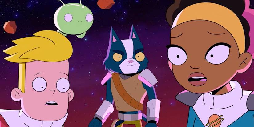 Final Space crew members standing together