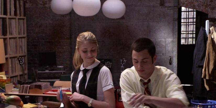 Jenny and Dan Humphrey in Gossip Girl