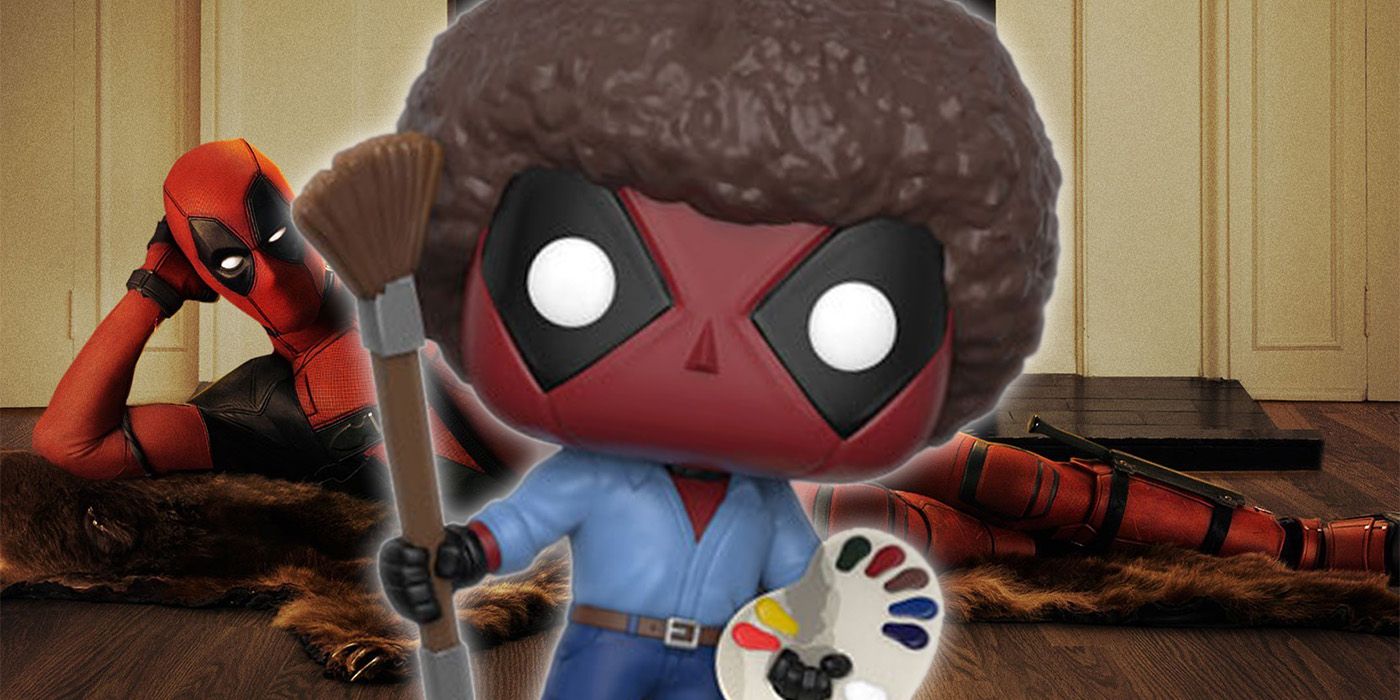 deadpool bob ross funko pop