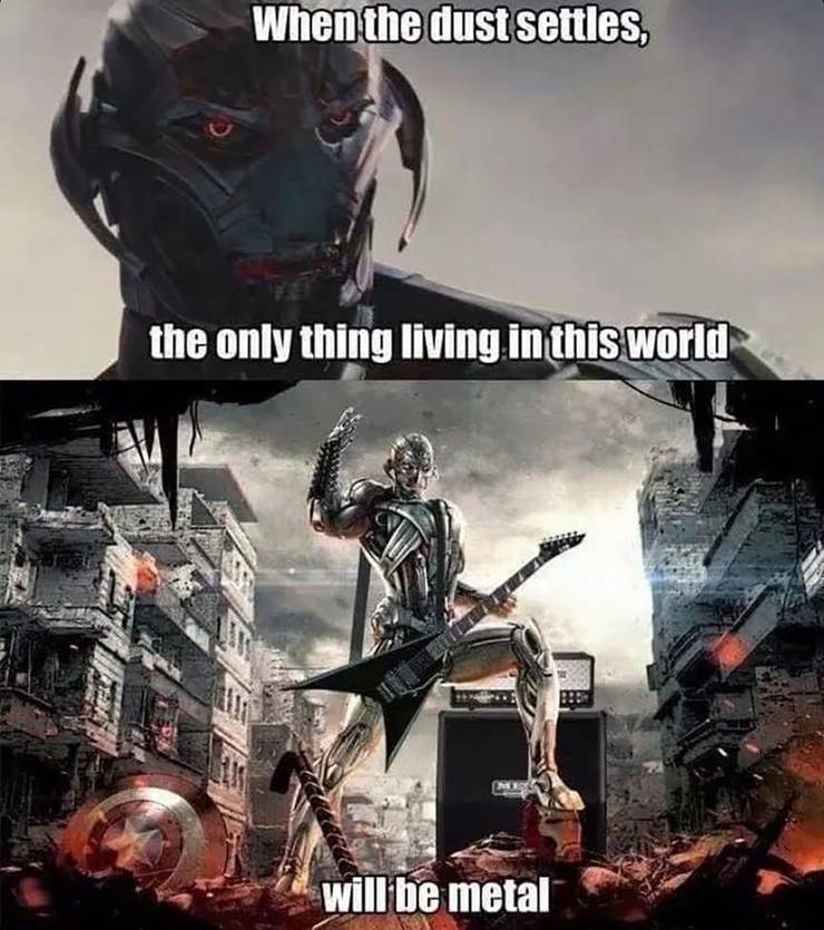 10 Memes That Show That MCU's villains are Way Better 8 Ultron Metal Meme