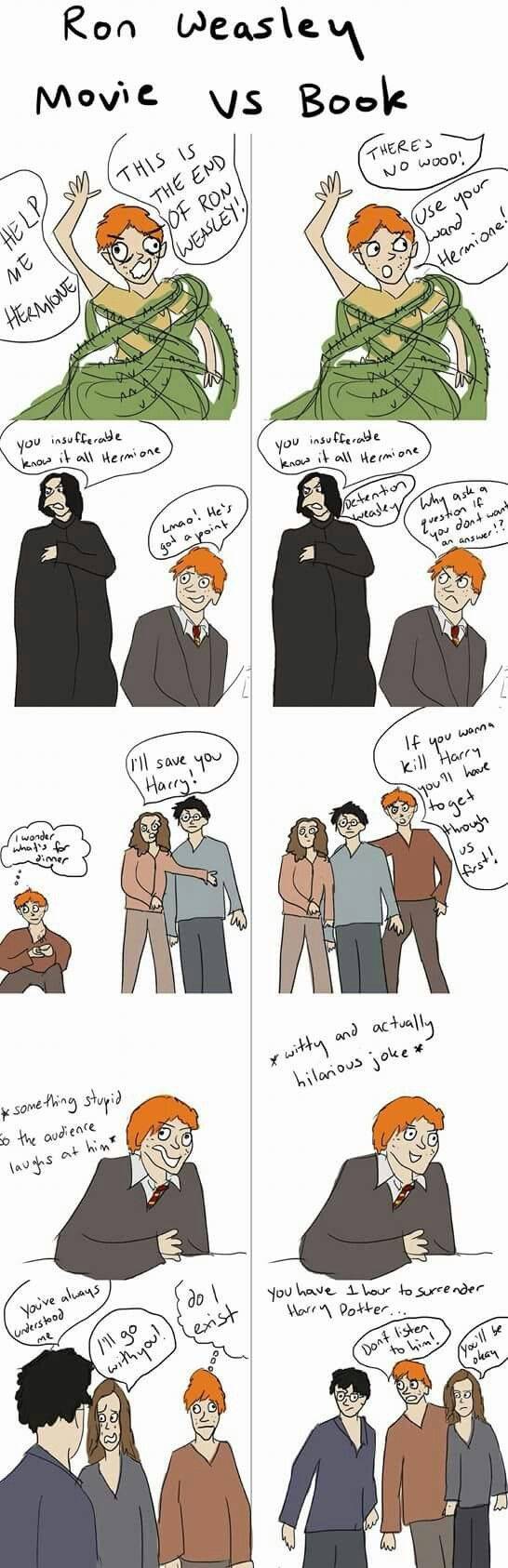 Harry Potter: 15 Hilarious Book Vs. Movie Memes Only True Fans Will Get, image size:546x1686