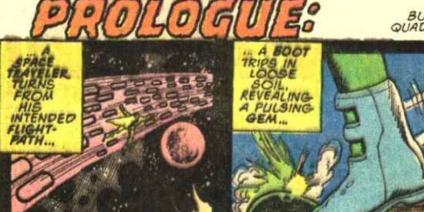 A portion of the prologue to Captain Marvel issue 41 reveals the Mind Gem being kicked in the dirt