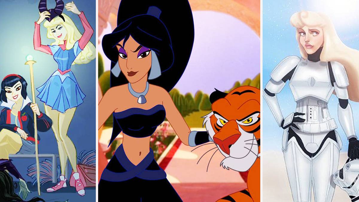16 Wicked Disney Princesses Redesigned As Villains