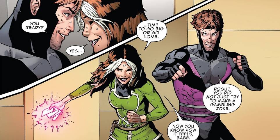 X-Men's Rogue & Gambit Are Officially Back Together | Screen Rant