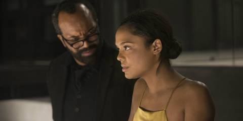 Bernard and Charlotte in the Westworld season 2 premiere 