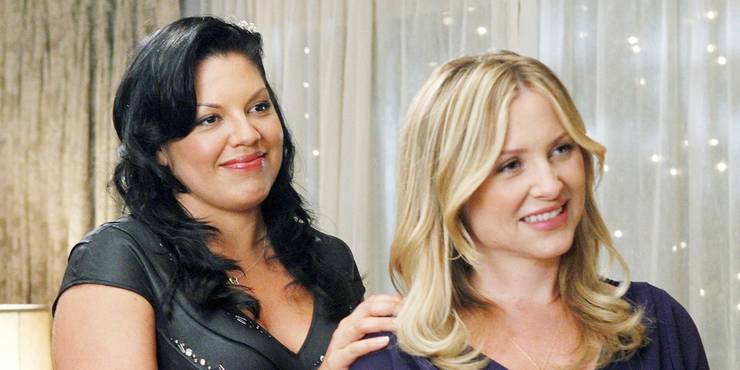 Callie Torres and Arizona Robbins in Grey's Anatomy's Anatomy
