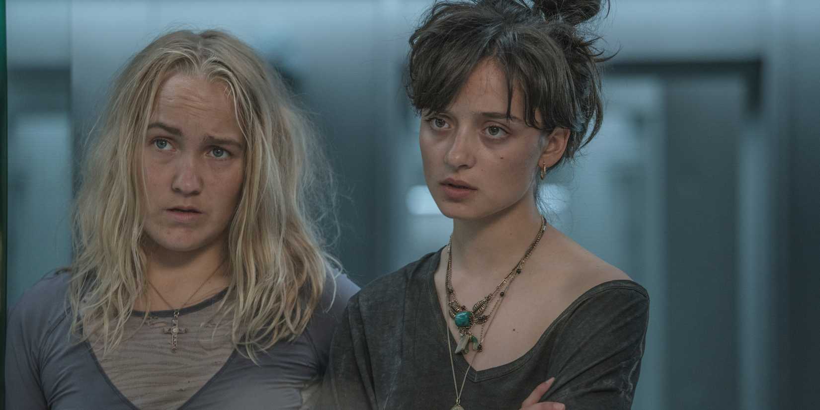 Jessica Dinnage and Angela Bundalovic in The Rain