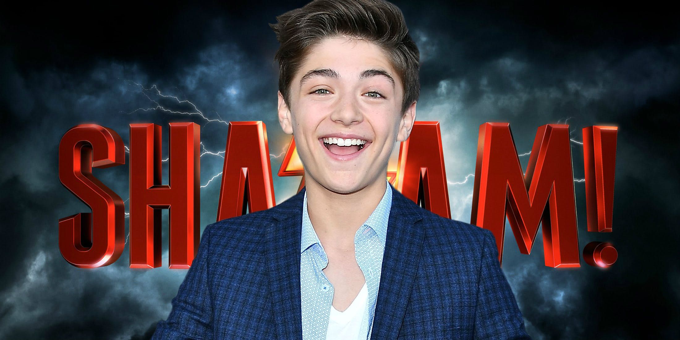 Shazam Star Asher Angel Officially Wraps Filming Screen Rant