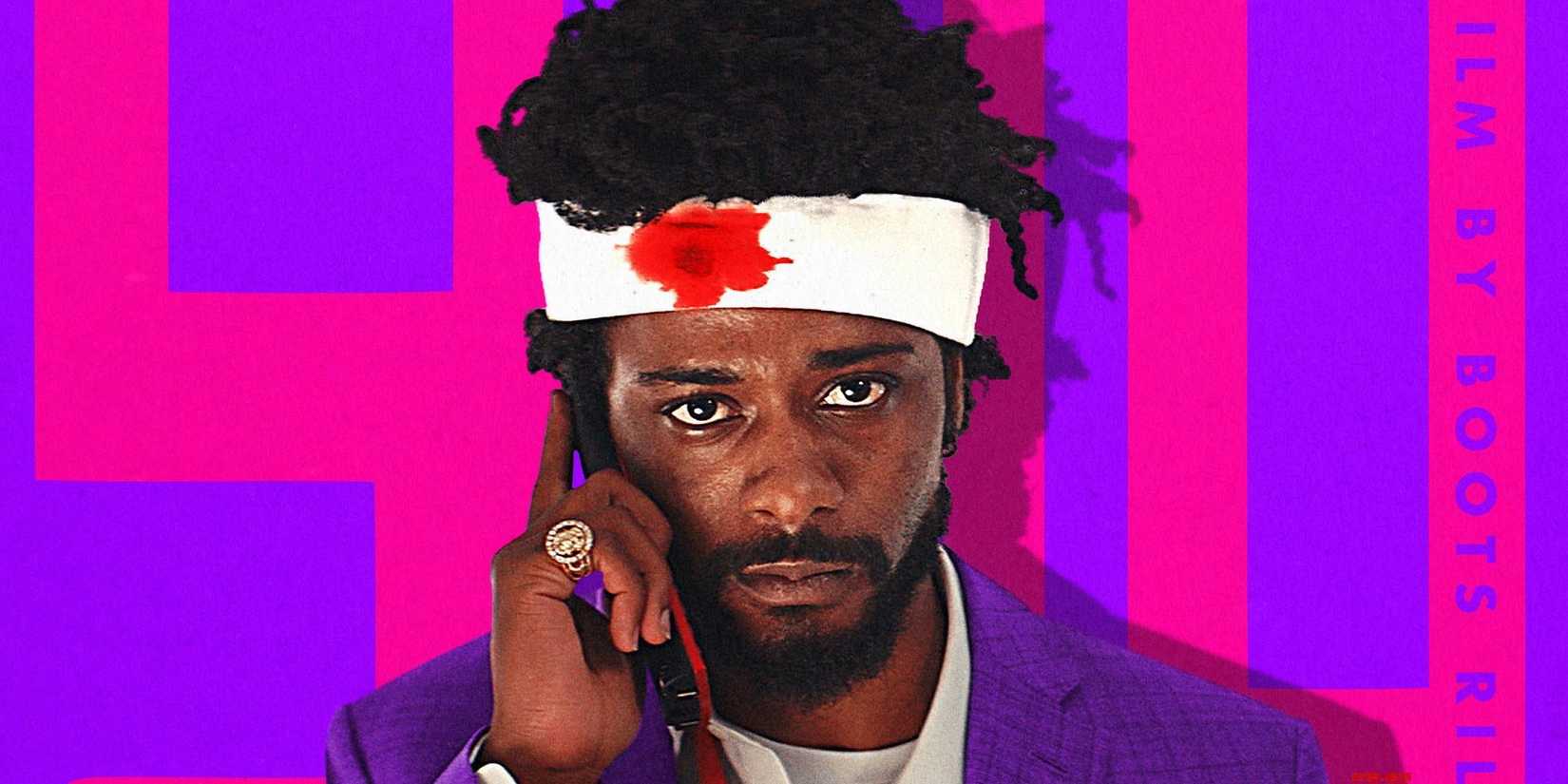 Lakeith Stanfield em pôster do filme Sorry To Bother You.