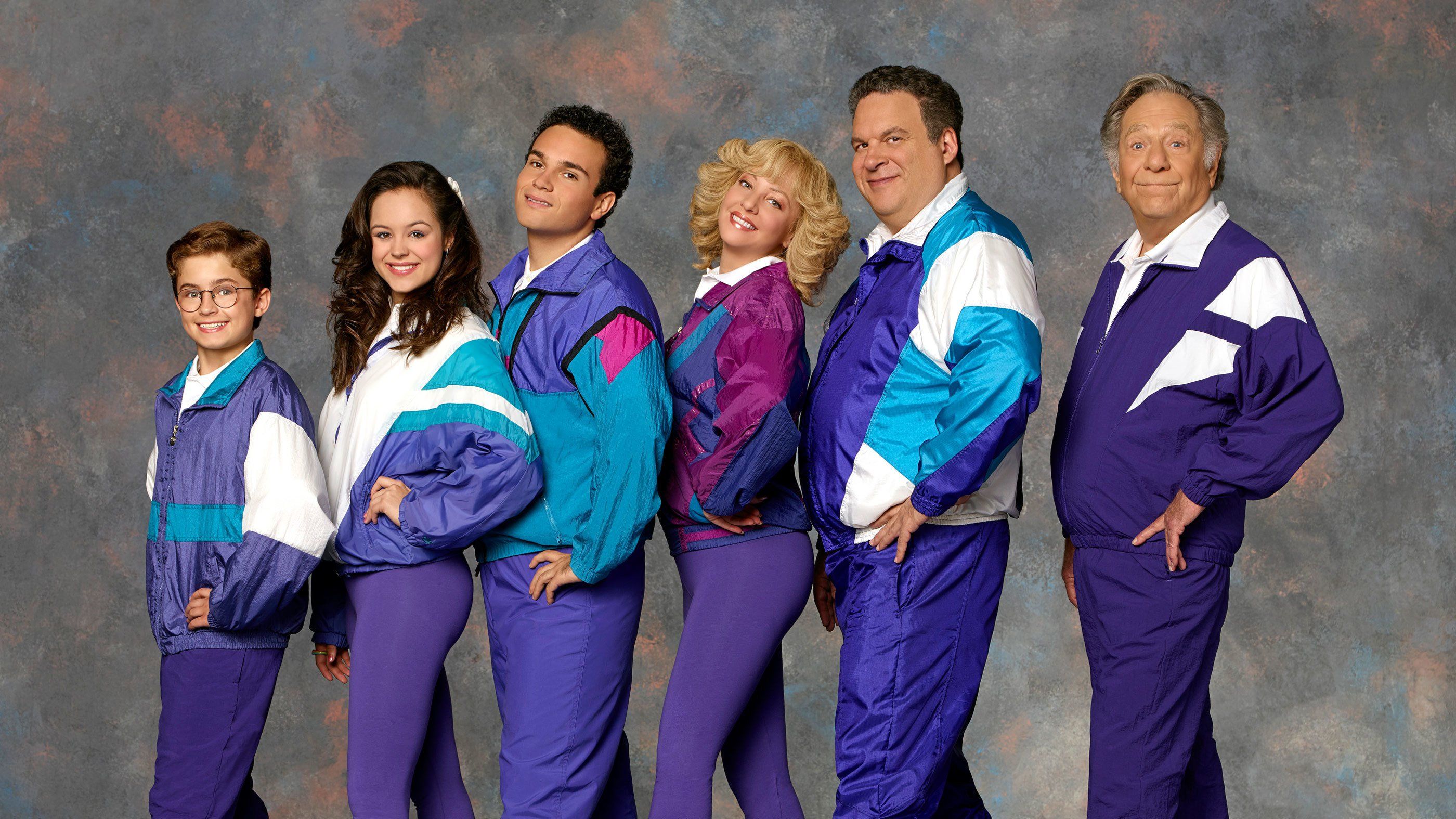 The Goldbergs have created an awkward family portrait in suits