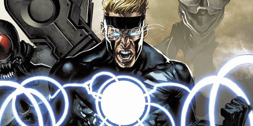 X-Men Havok Comic Art Scream