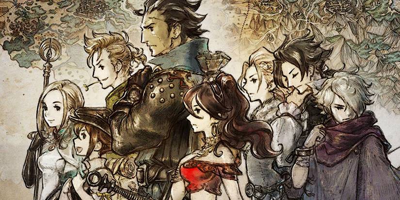 Classic Octopath Traveler characters