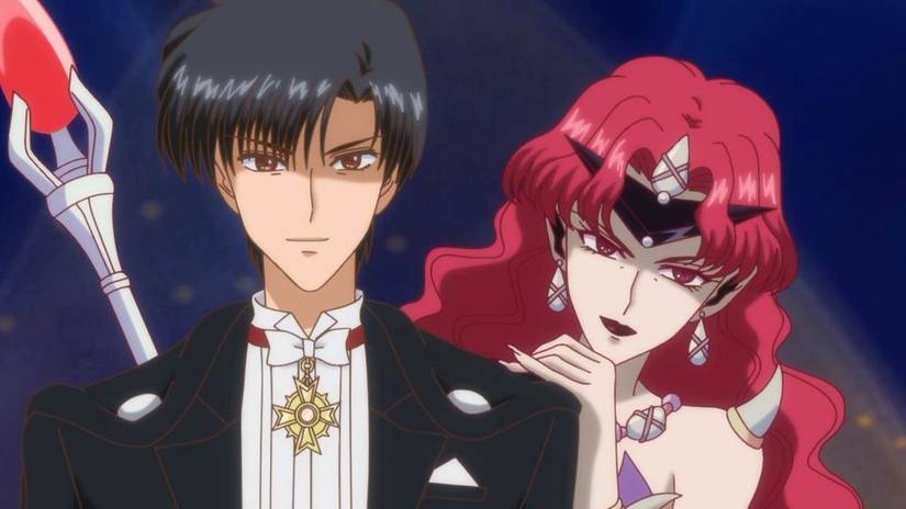 Sailor Moon Tuxedo Mask and Queen Beryl