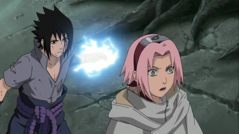 sasuke attack sakura