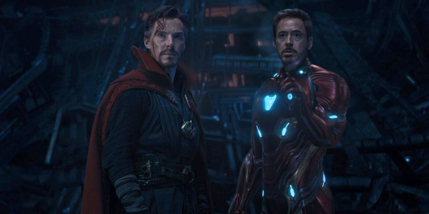 Doctor Strange and Iron Man in Avengers Infinity War