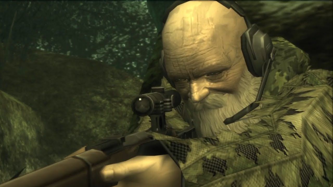 Metal Gear Solid 3 Snake Eater The End Boss