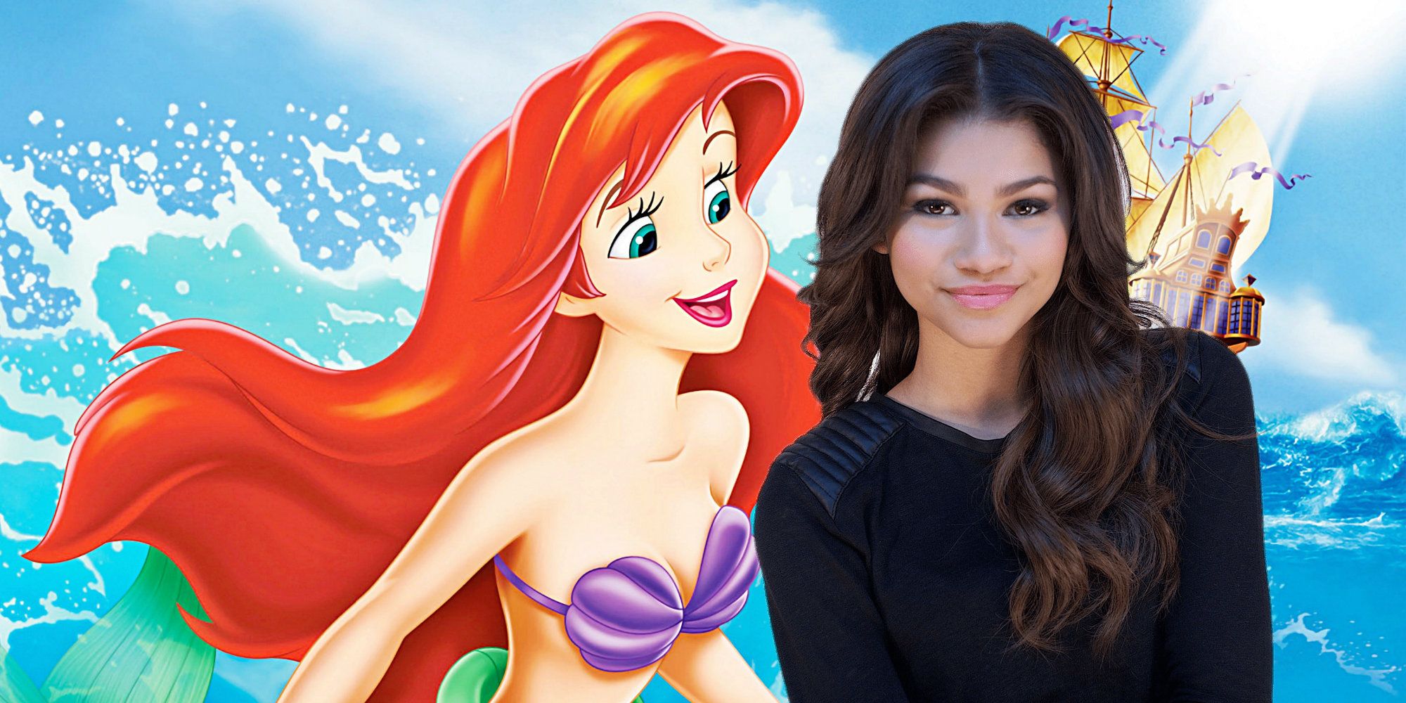 Disney S Little Mermaid Movie Rumor Zendaya Offered Lead Role   The Little Mermaid Disney Zendaya 