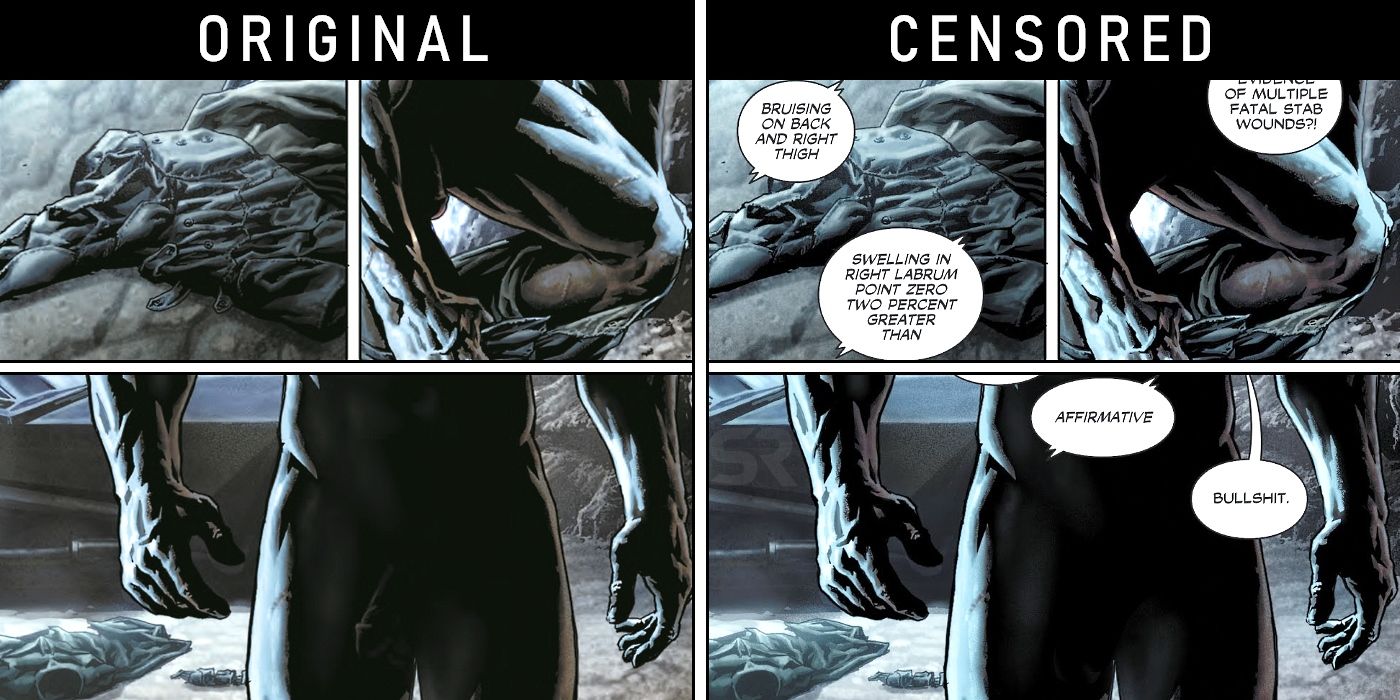 reports that DC Comics has come to the conclusion that the nudity is actual...