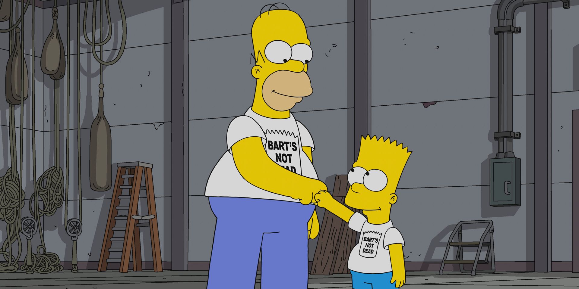 Homer Bart The Simpsons Barts Not Dead