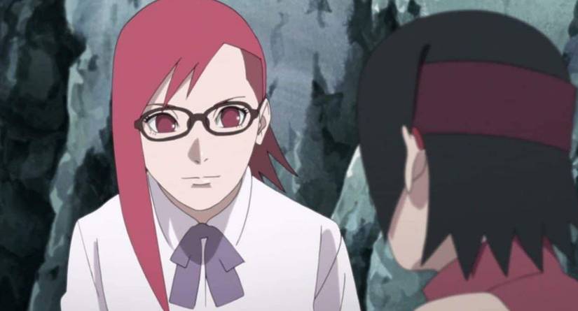 Karin Meets Sarada in Boruto