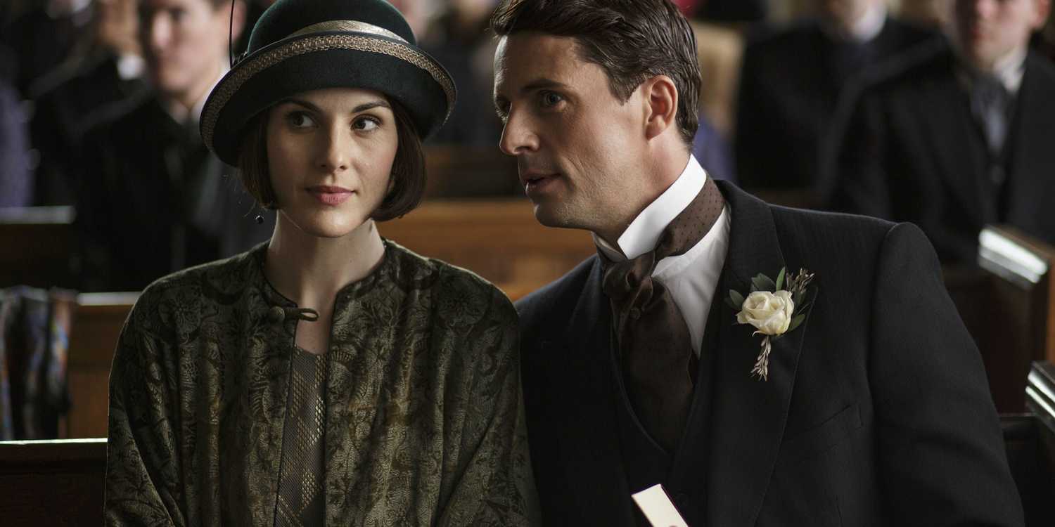 Michelle Dockery and Matthew Goode in Downton Abbey